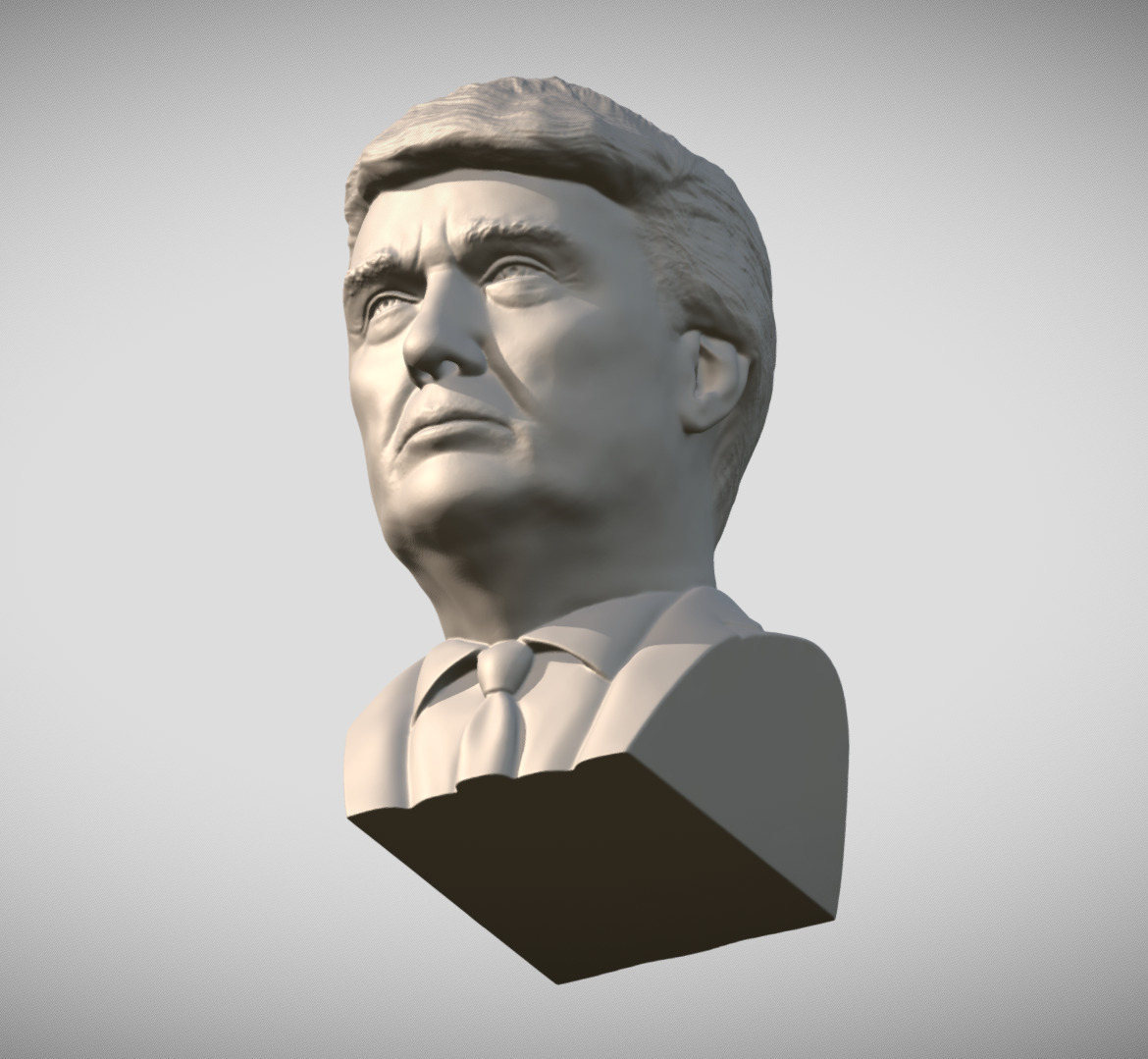 Donald Trump bust for 3D printing 3D print model_17