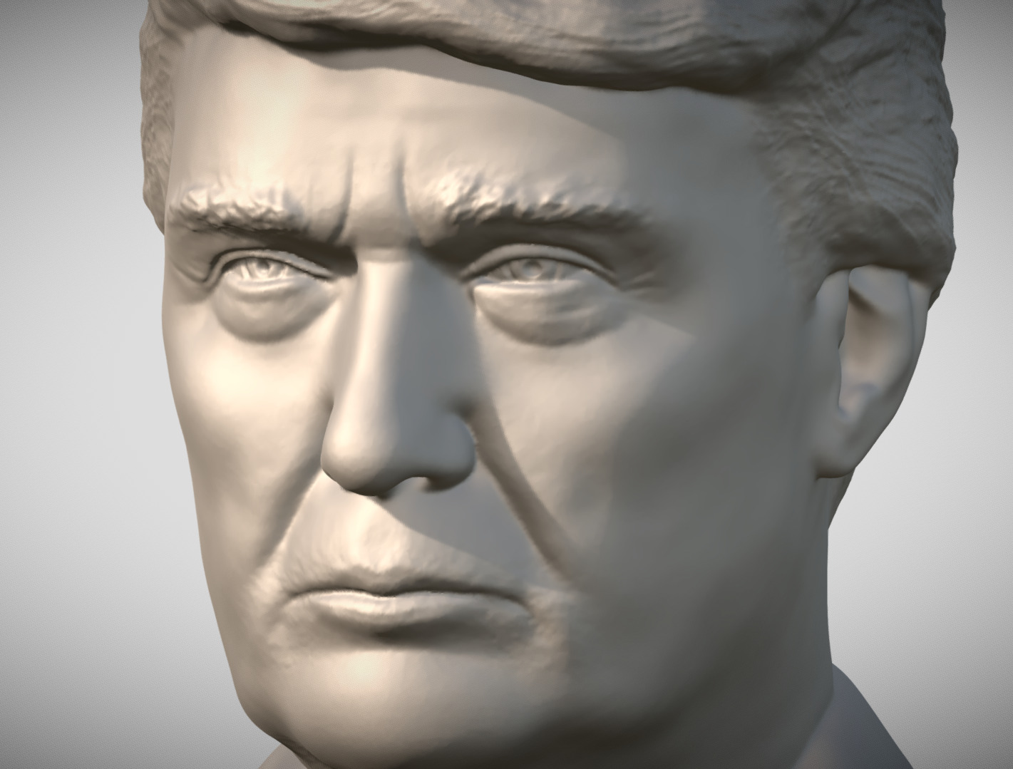 Donald Trump bust for 3D printing 3D print model_11