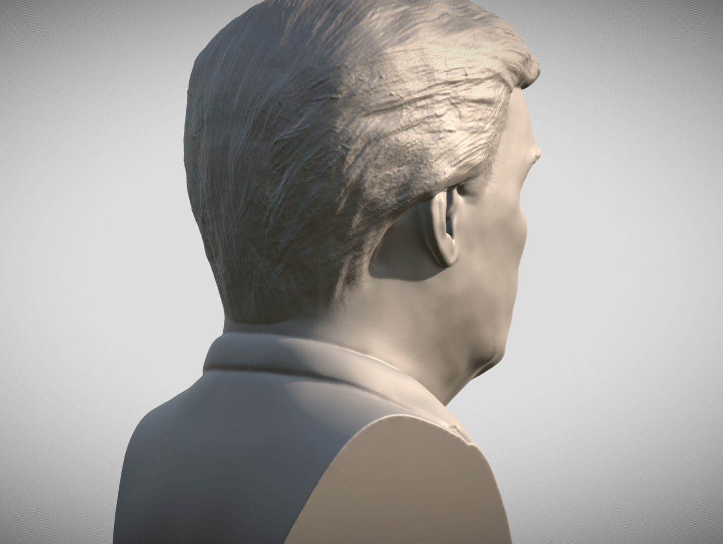 Donald Trump bust for 3D printing 3D print model_6