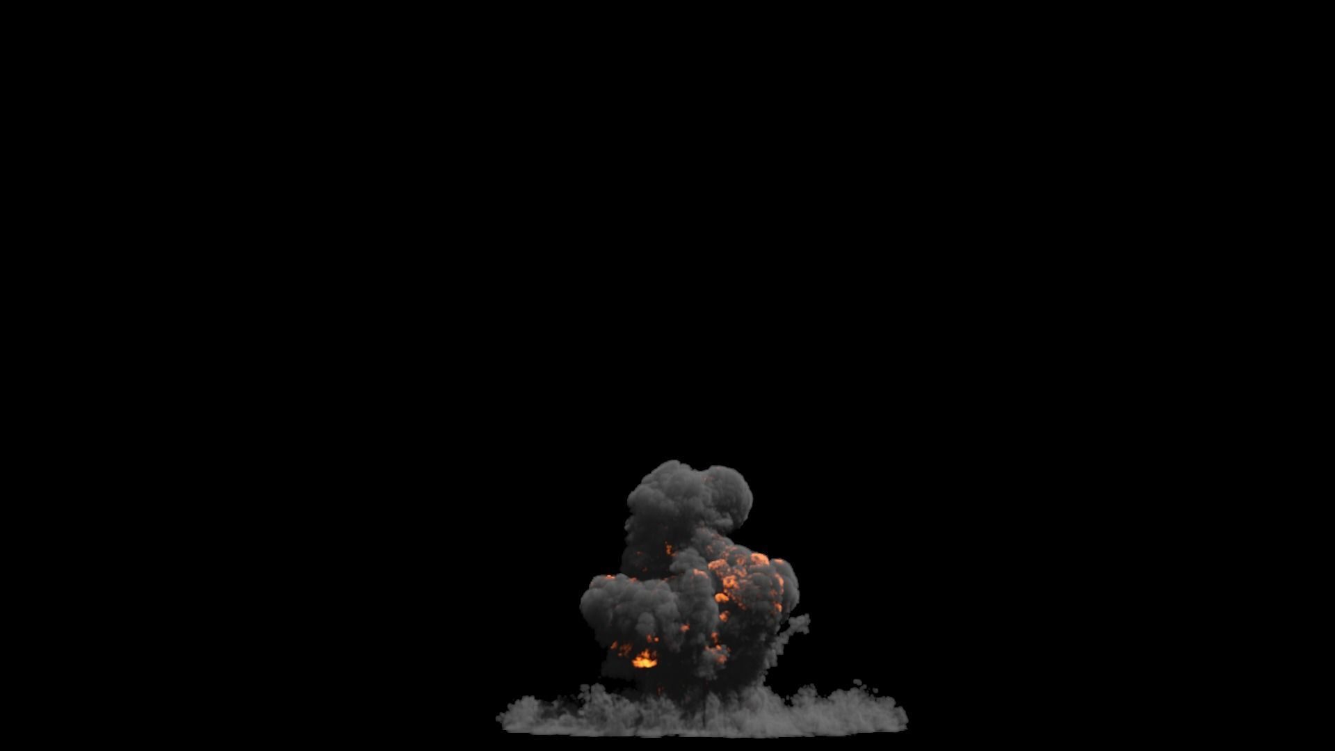 Bomb Strike Explosion 3D model_6