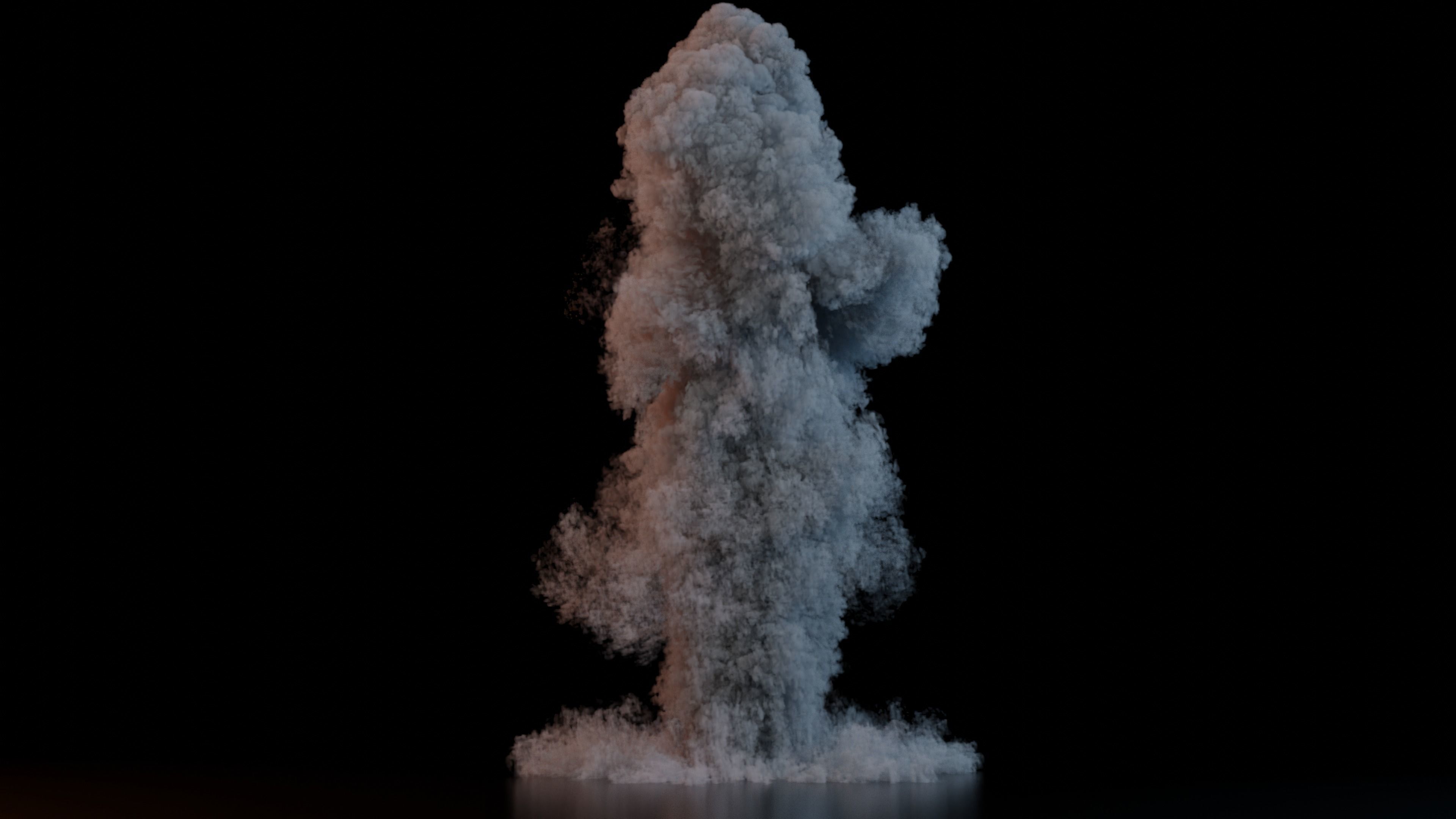 Bomb Strike Explosion 3D model_9
