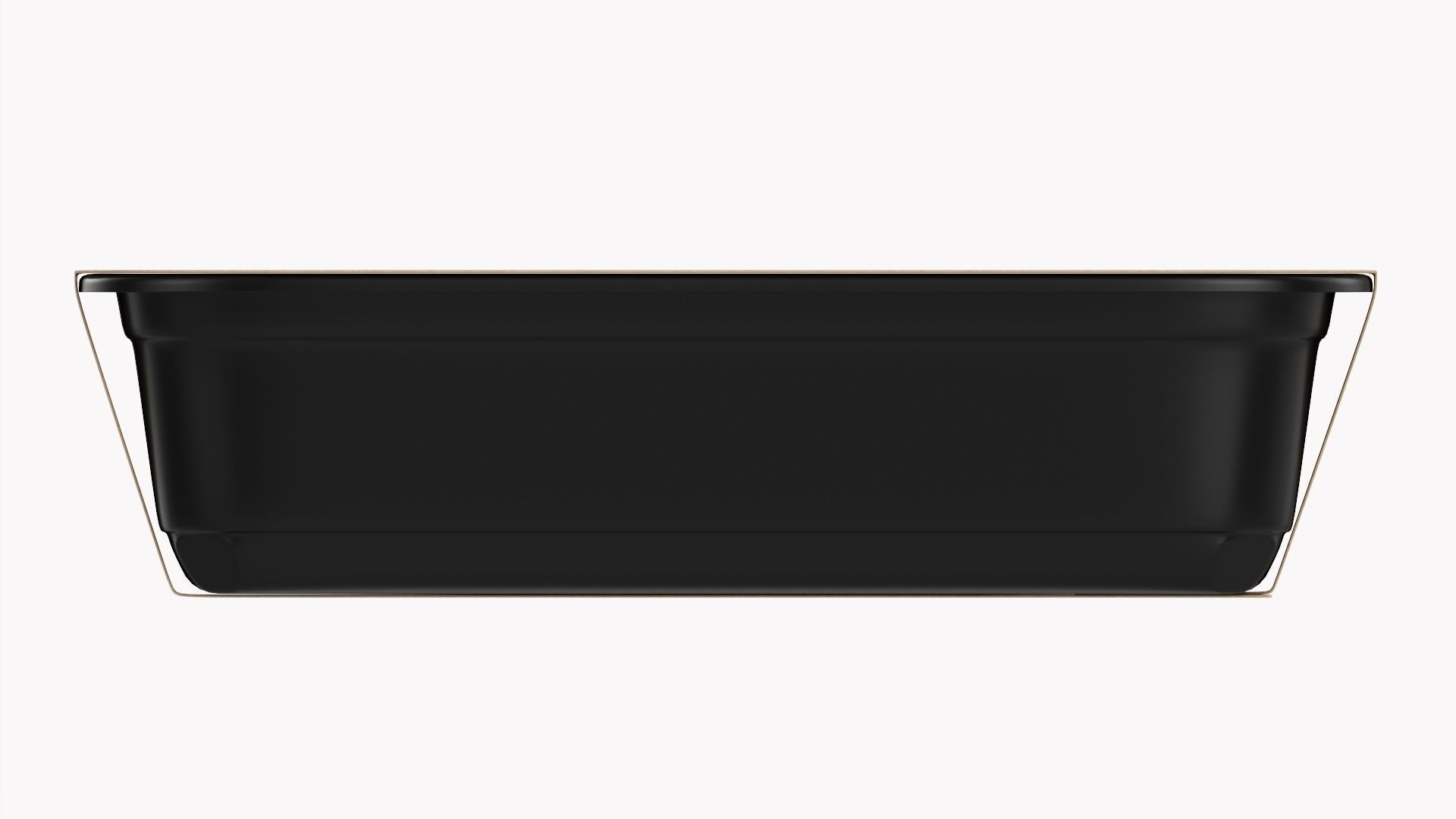 Plastic food container tray box with label mockup 18 3D model_6