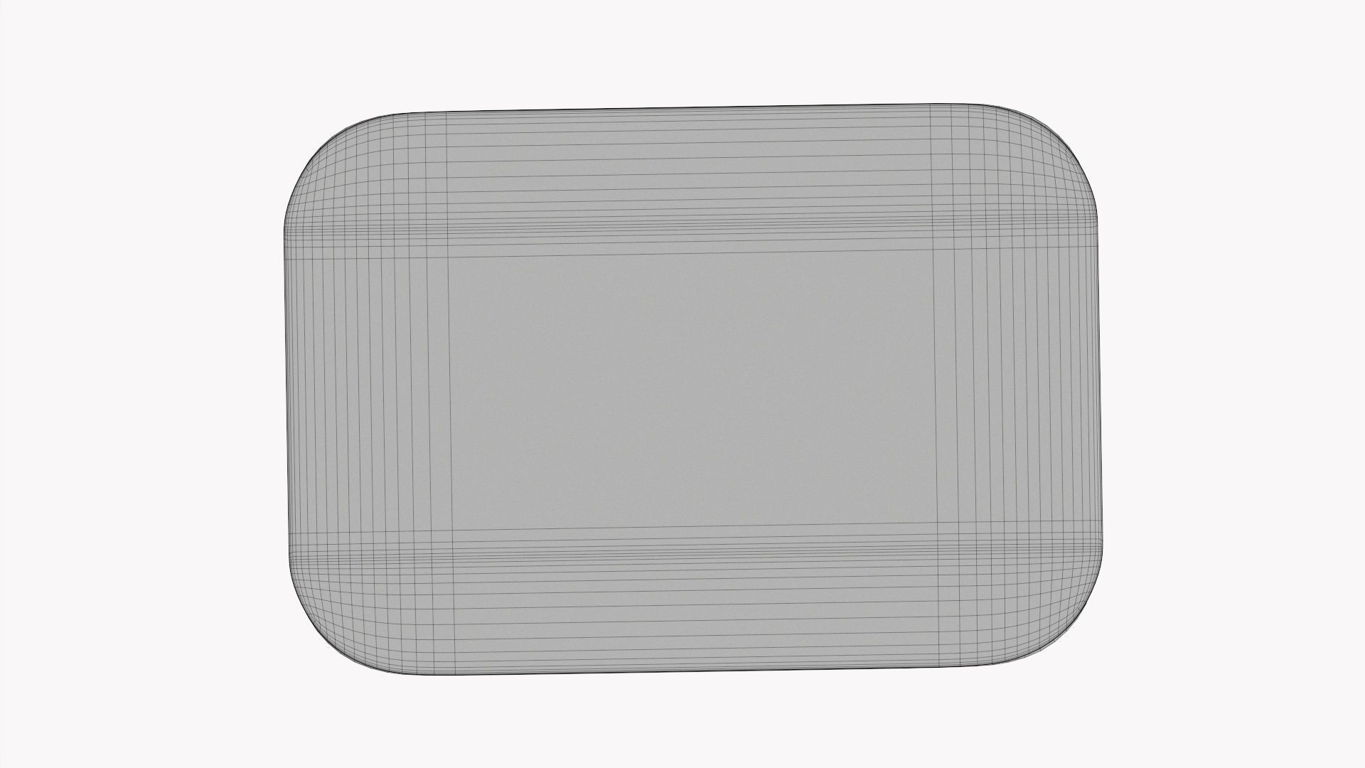 Plastic food container tray box with label mockup 18 3D model_14