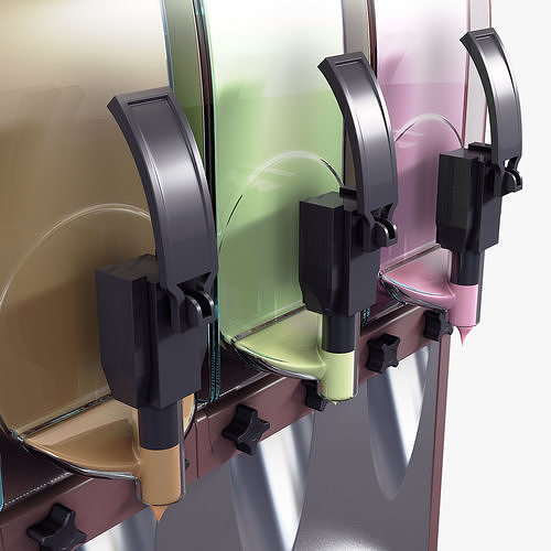 Ice Cream Dispenser v 3 3D model 7
