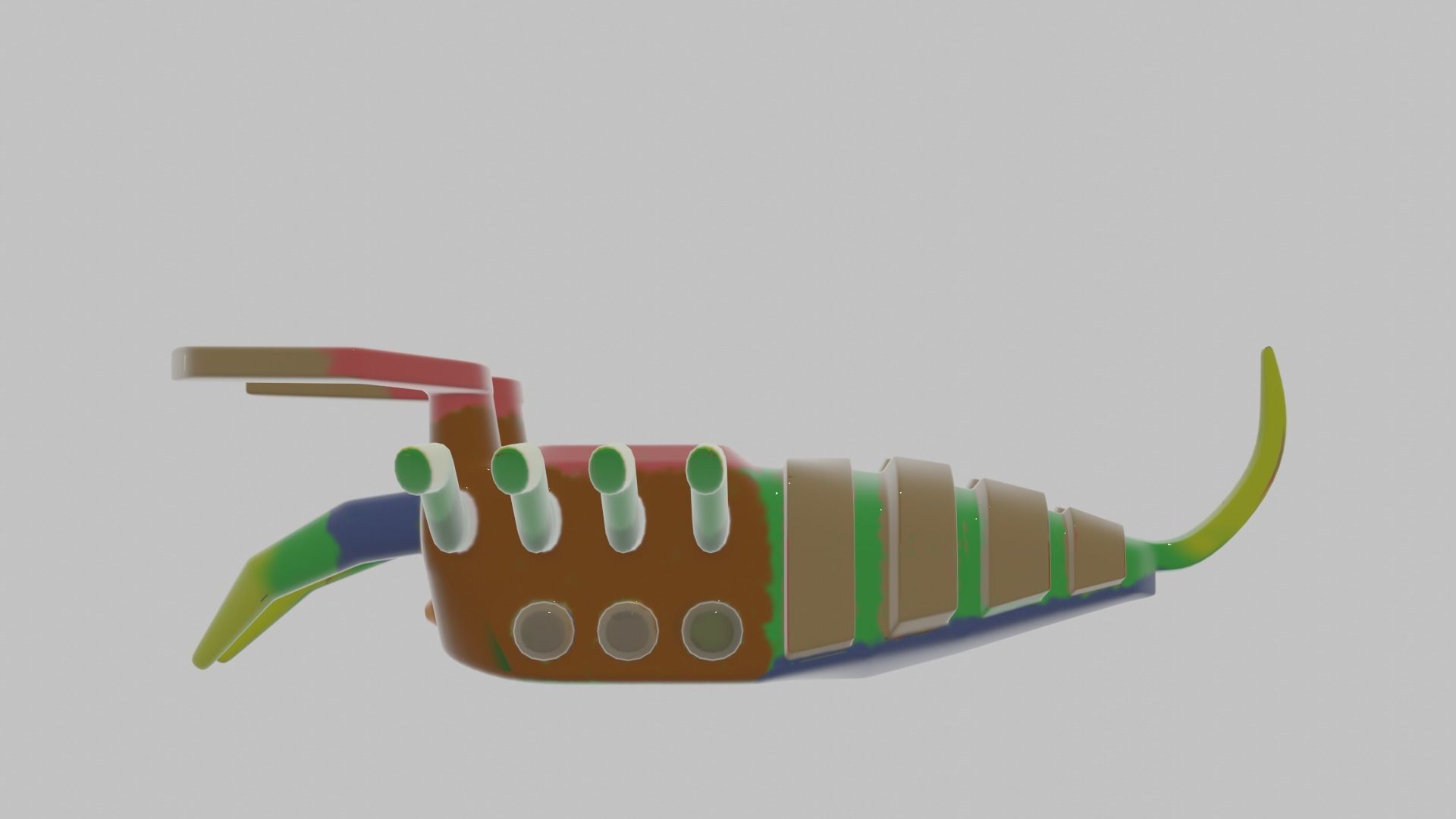 Robot Character 04 - RC04 3D print model_2