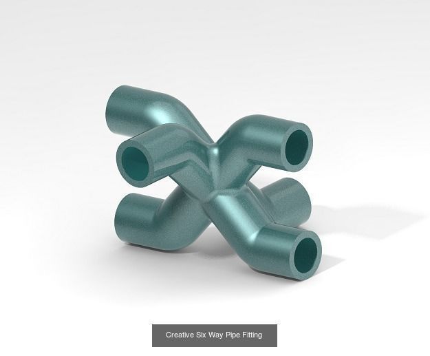 CLASSIC PIPE FITTINGS COMBO PACK 3D Model Collection_6