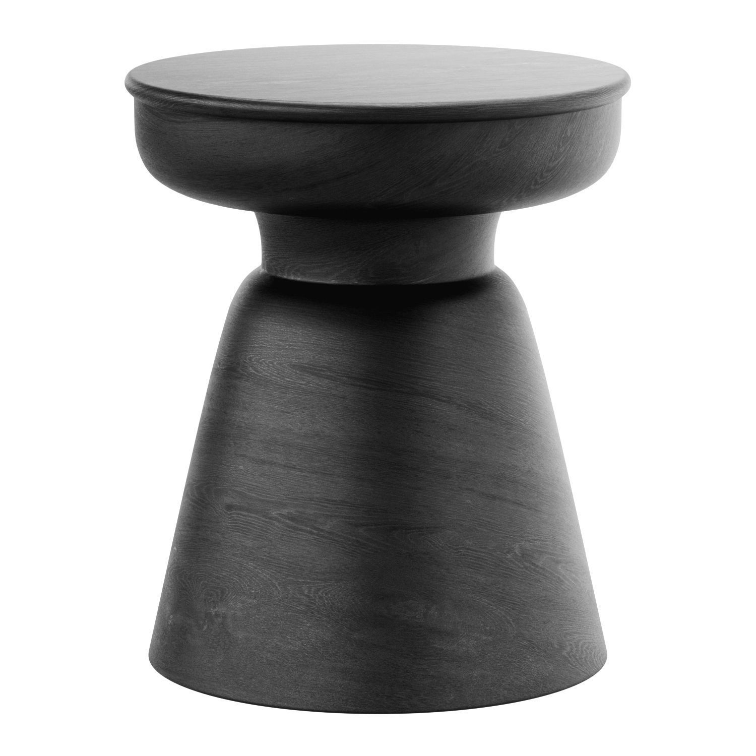 Sage and Wisdom Table Stool Matte Black 3D model_1