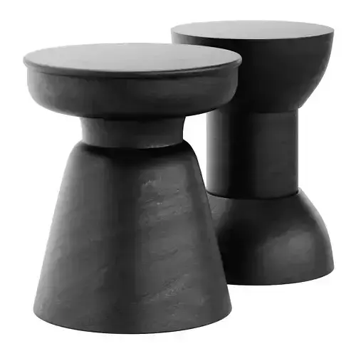 Sage and Wisdom Table Stool Matte Black
