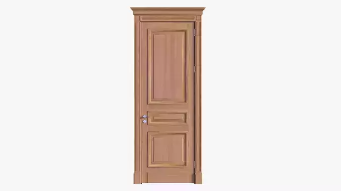 Door classic 01 3D model