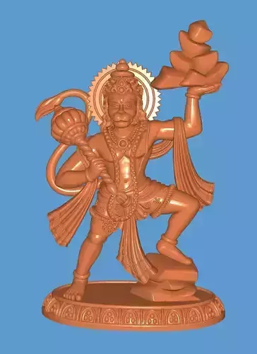 Hanuman shell 3D print model