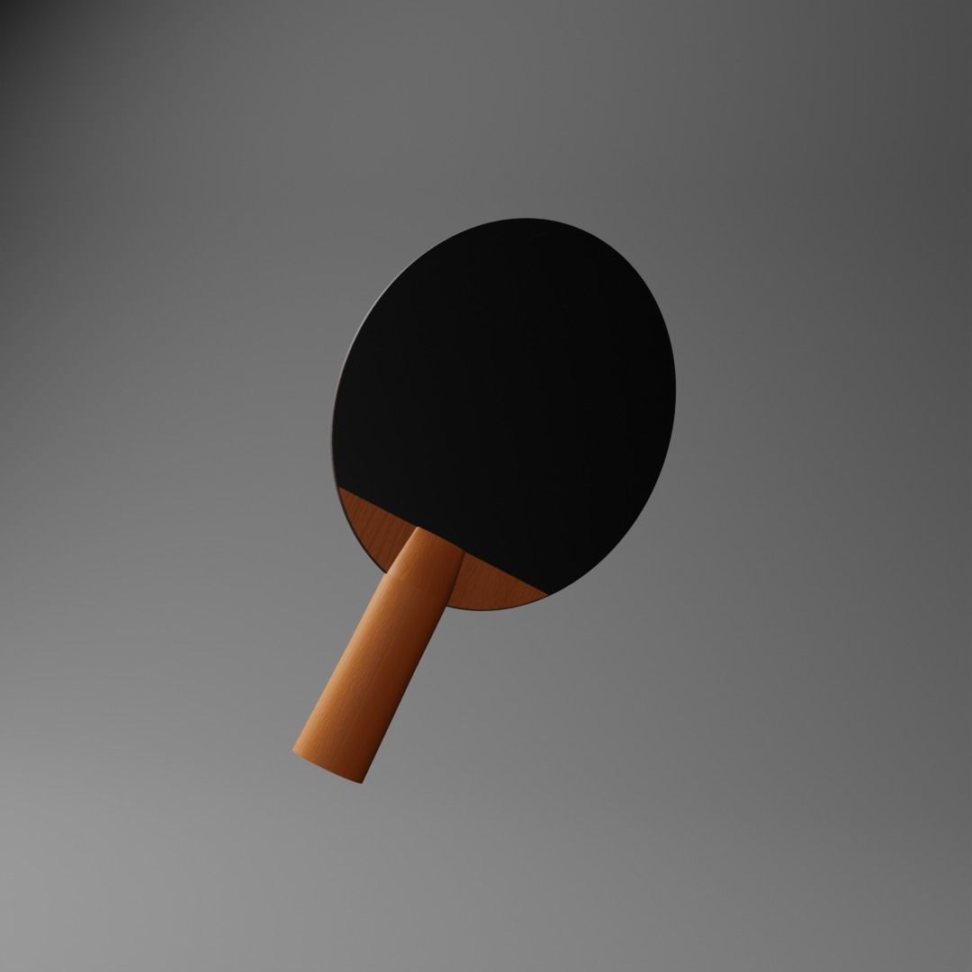 Ping-pong rackets 3D model_2