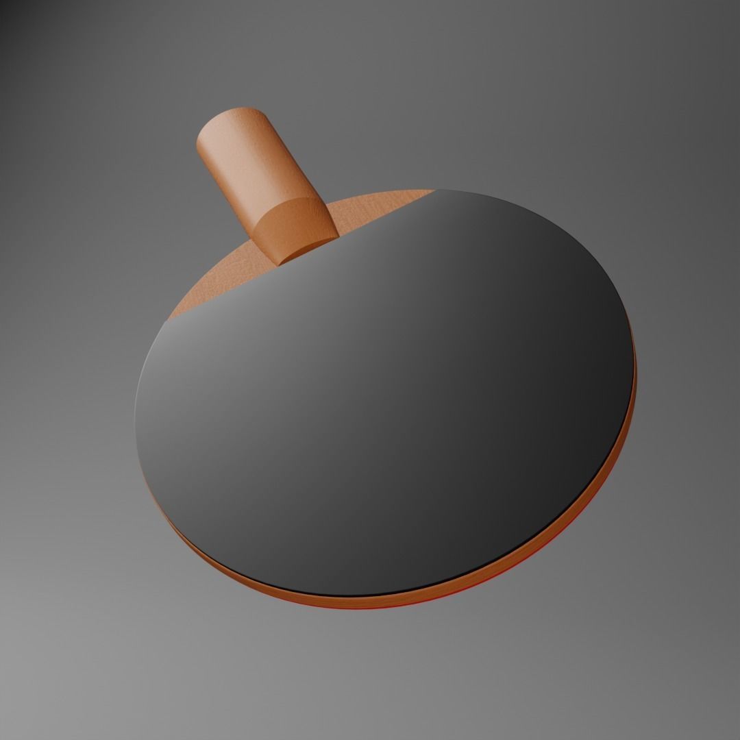 Ping-pong rackets 3D model_5