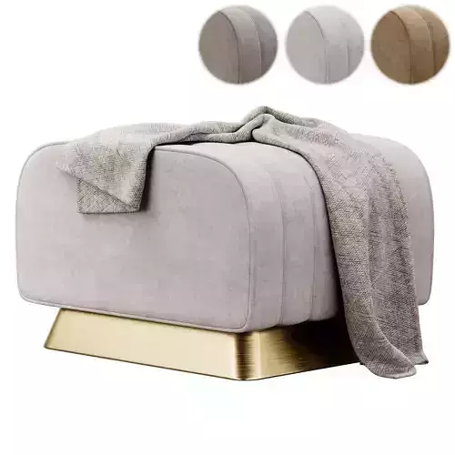 Mamie ottoman by Ottiu 3D model