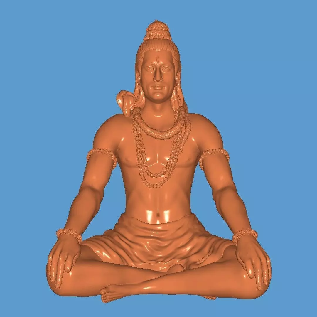 Lord Shiva 3D print model_0