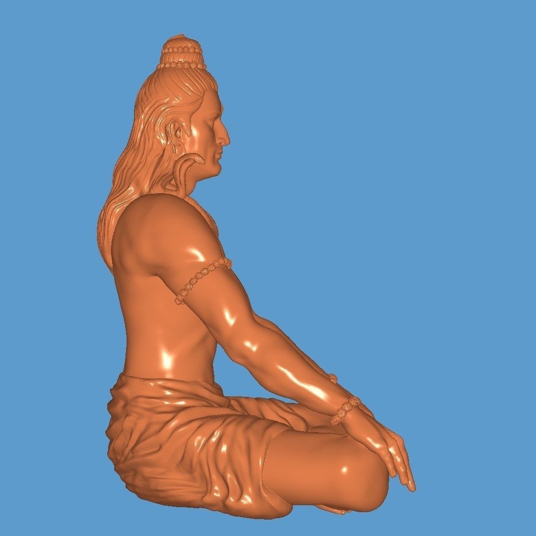 Lord Shiva 3D print model_1