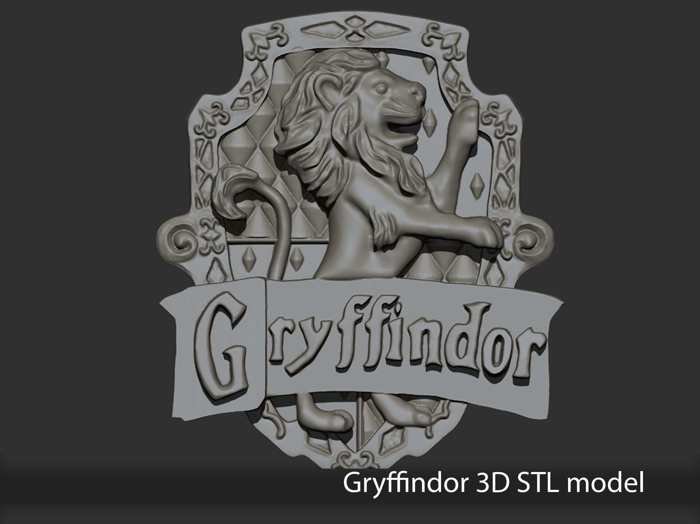 Potter Universe - 5 logos - OBJ and STL 3D print model_3