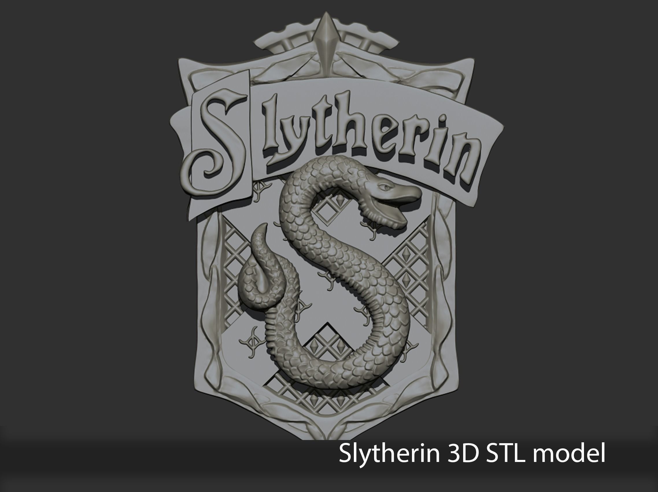 Potter Universe - 5 logos - OBJ and STL 3D print model_2