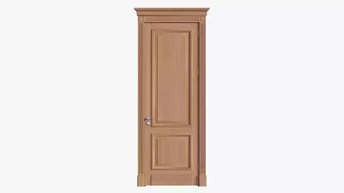 Door classic 02 3D model