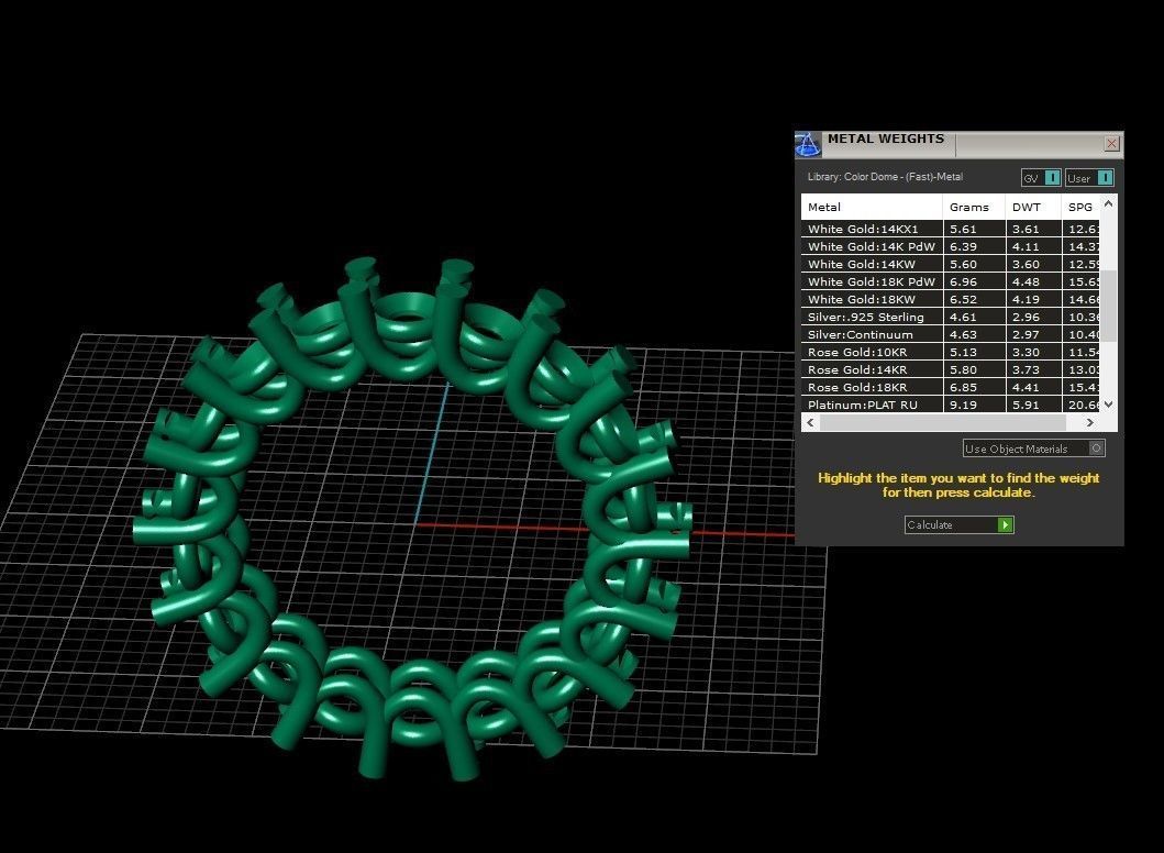Model 496 Pave Diamond Ring 53 EU Size  3D print model_12