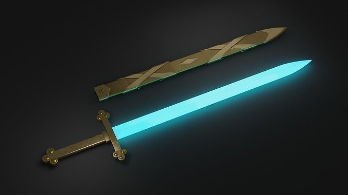 amphibia Tritonio  Ancestral Sword  3D print model