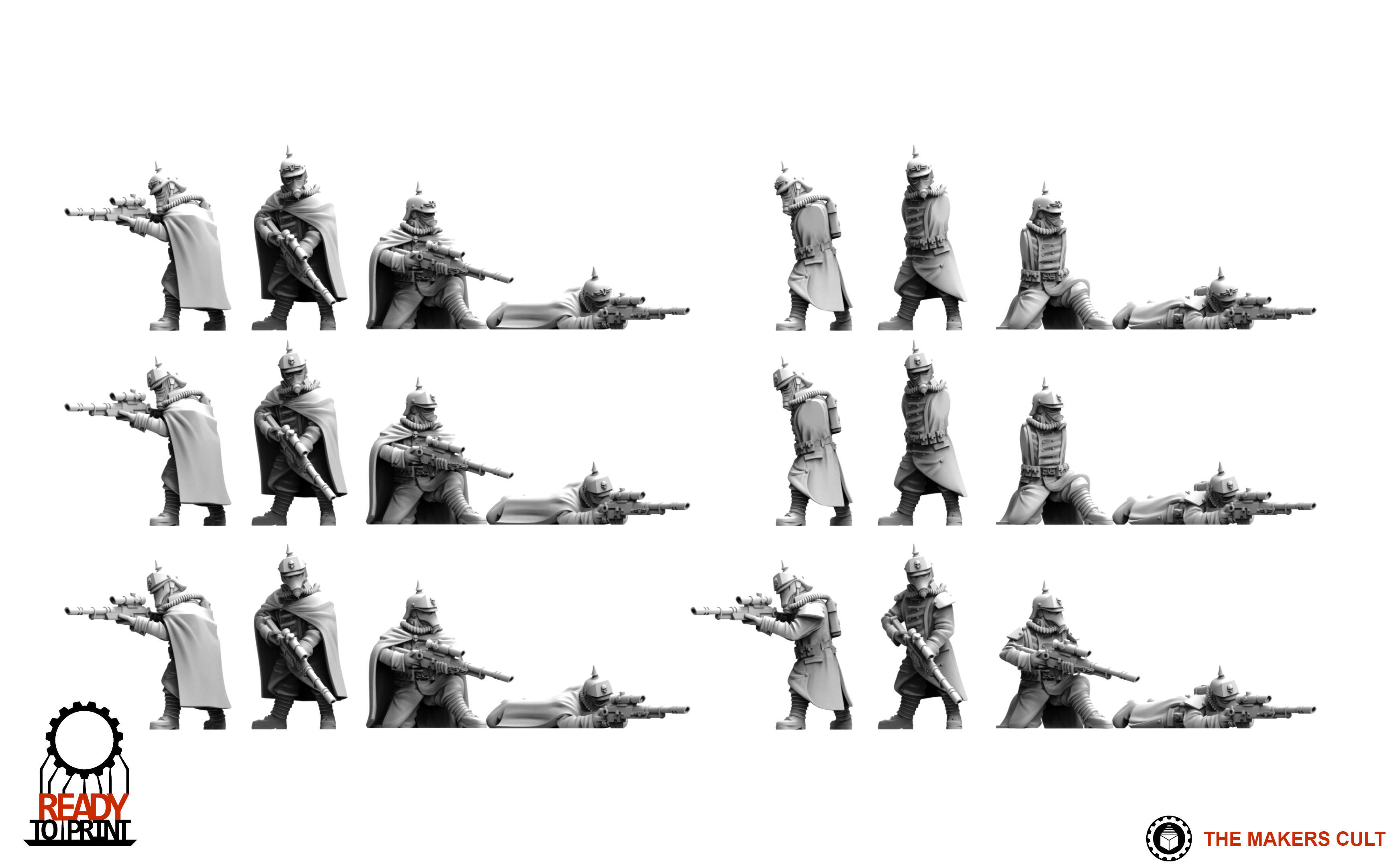 Valour Korps - Sharpshooters 3D print model_2