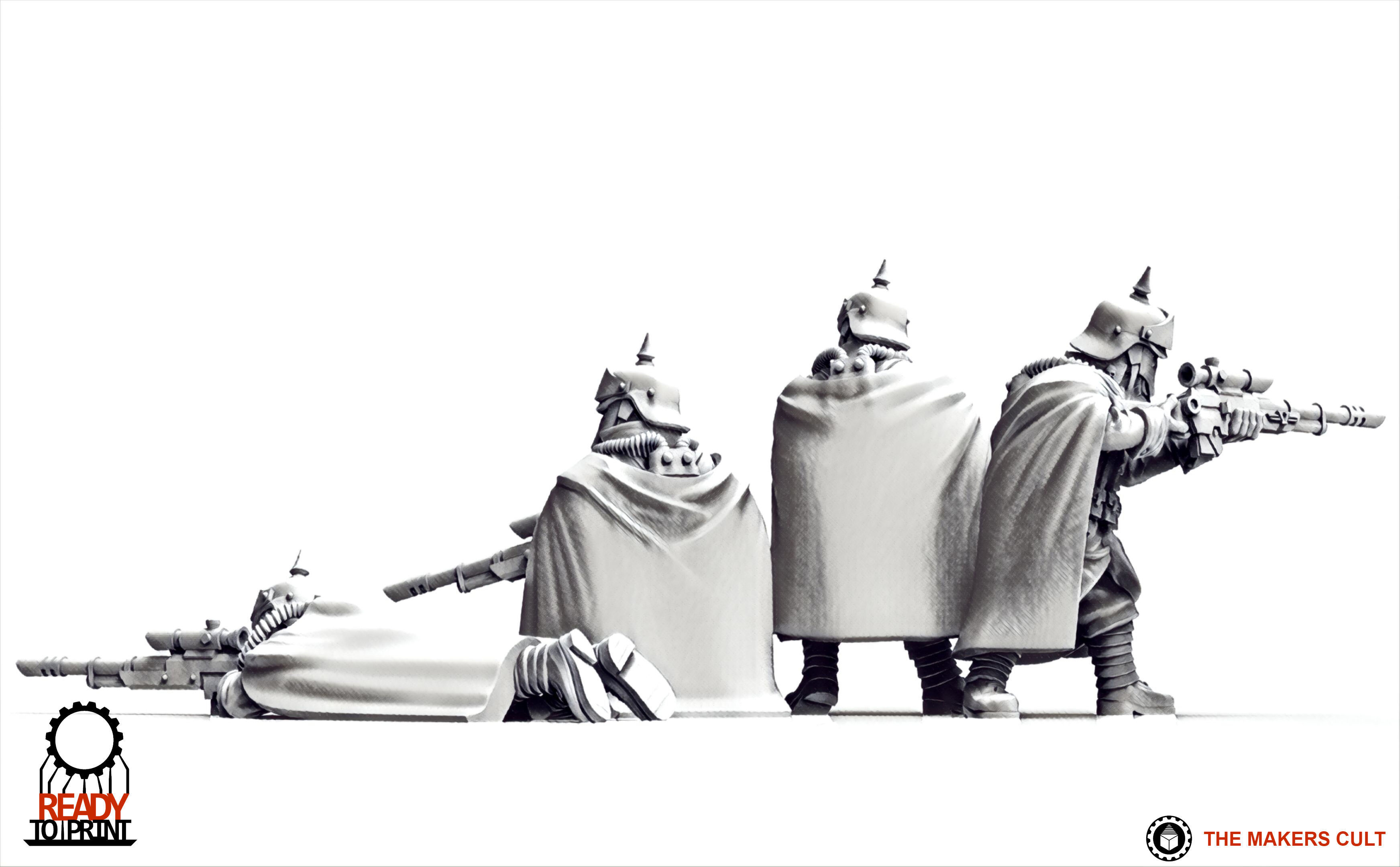 Valour Korps - Sharpshooters 3D print model_4