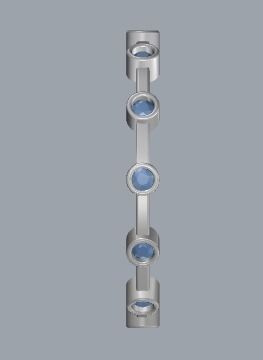 Digital Ring Jewelry Silver Round Gemstones Band Ring Jewelry 3D print model_9