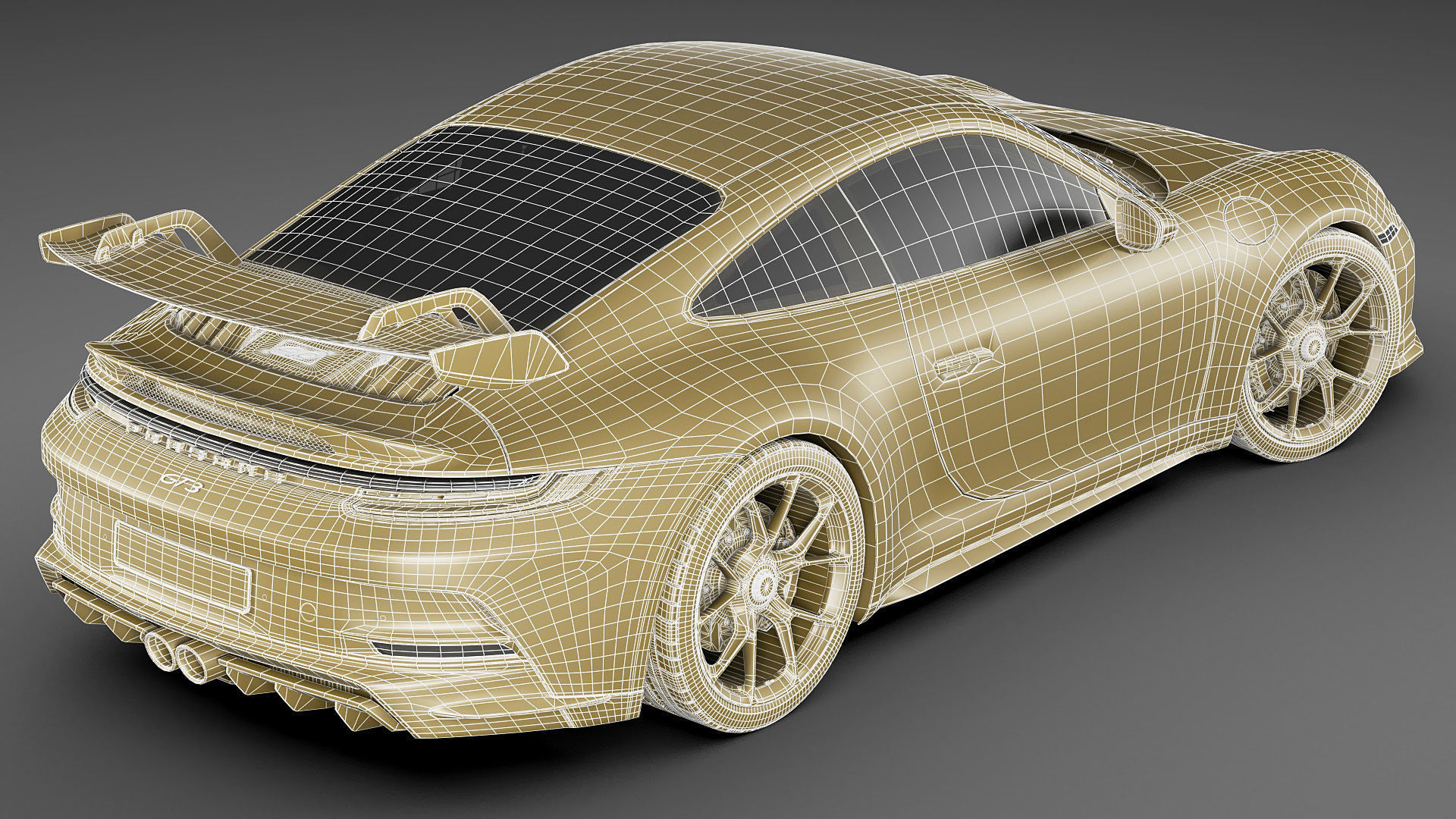 Porsche 911 GT3 992 2022 3D model_31