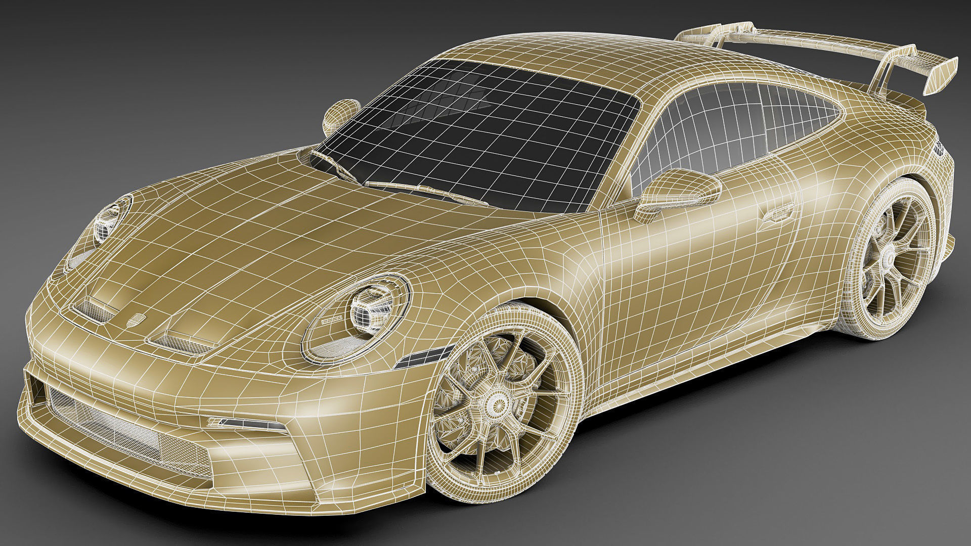 Porsche 911 GT3 992 2022 3D model_30