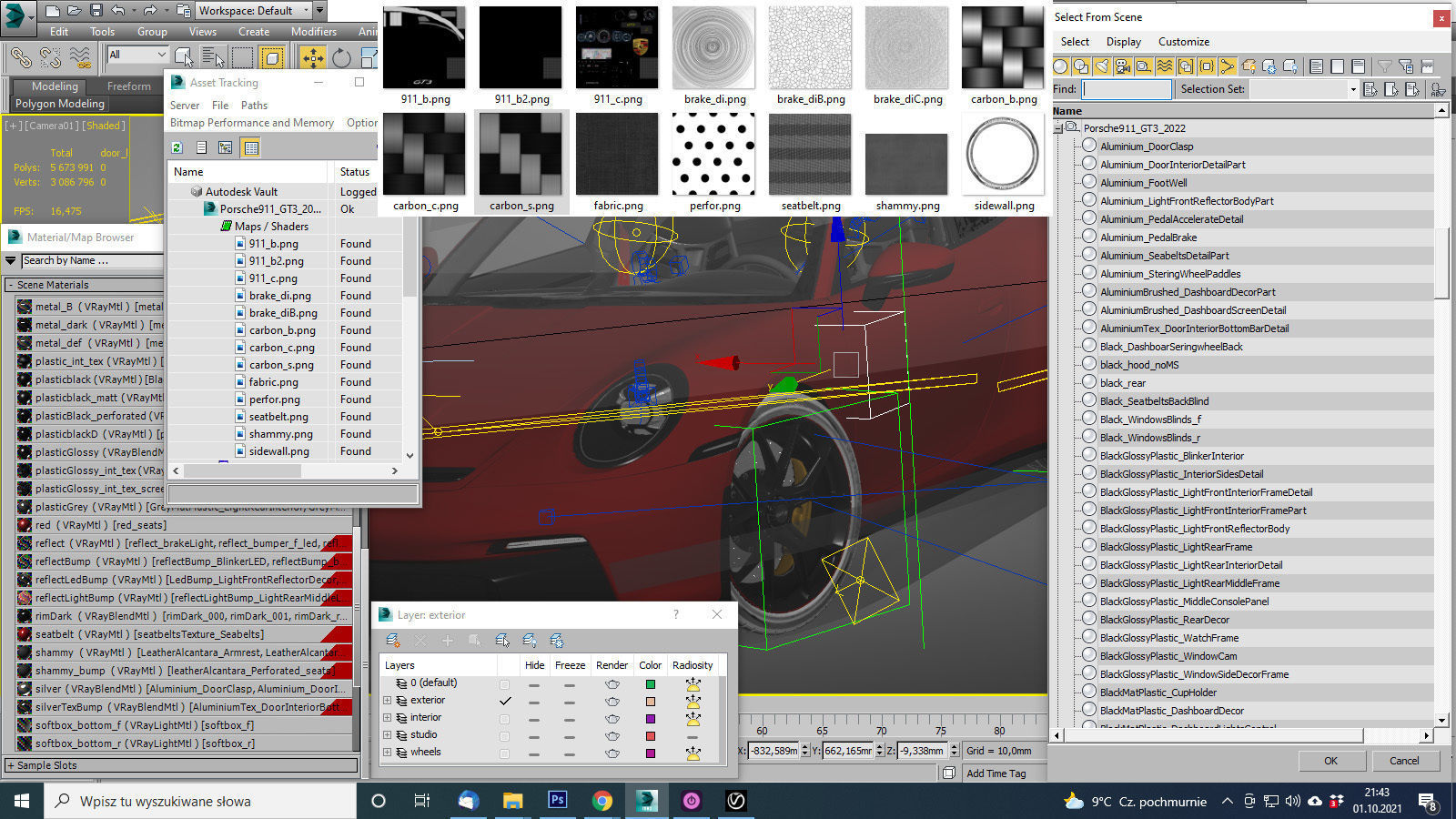 Porsche 911 GT3 992 2022 3D model_34