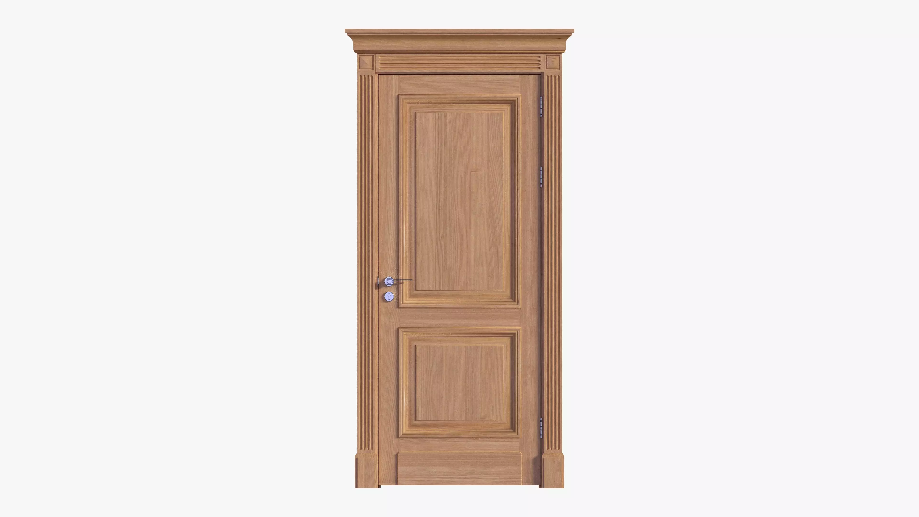 Door classic 03 3D model_0