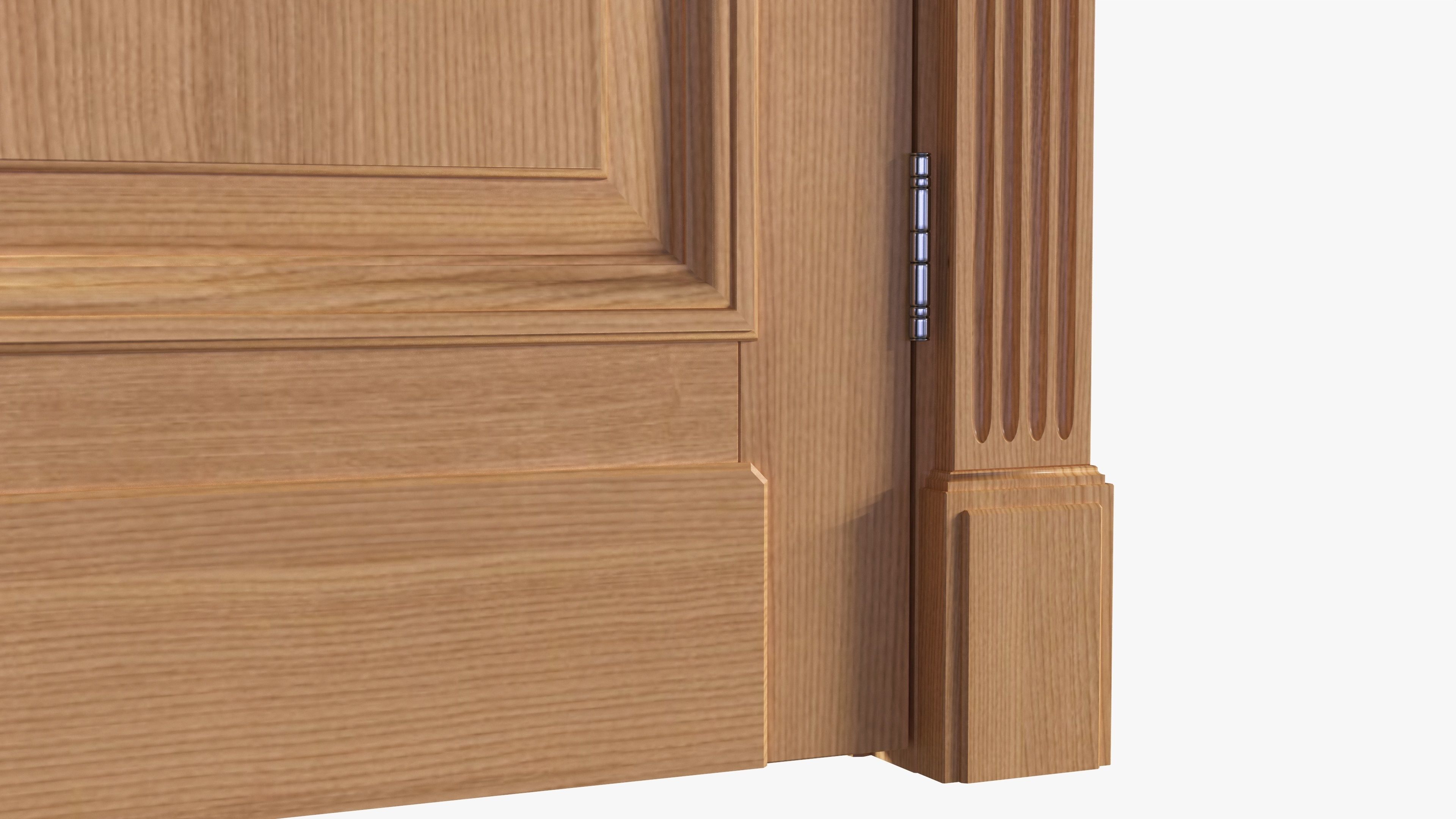 Door classic 03 3D model_7