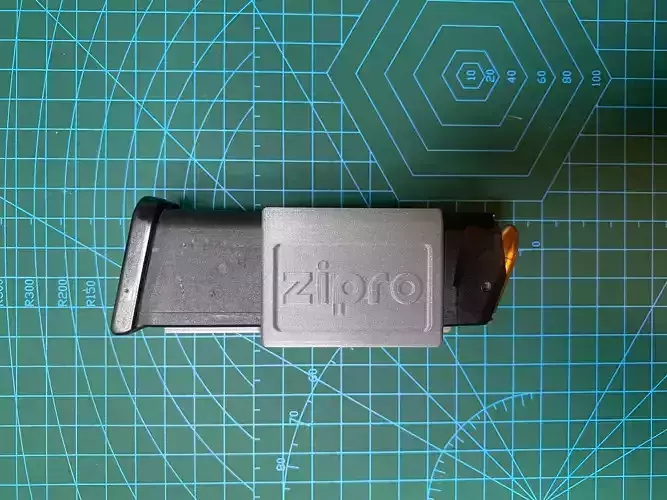 Glock Double Stack 9mm Magazine Clip Holder by ZIPRO