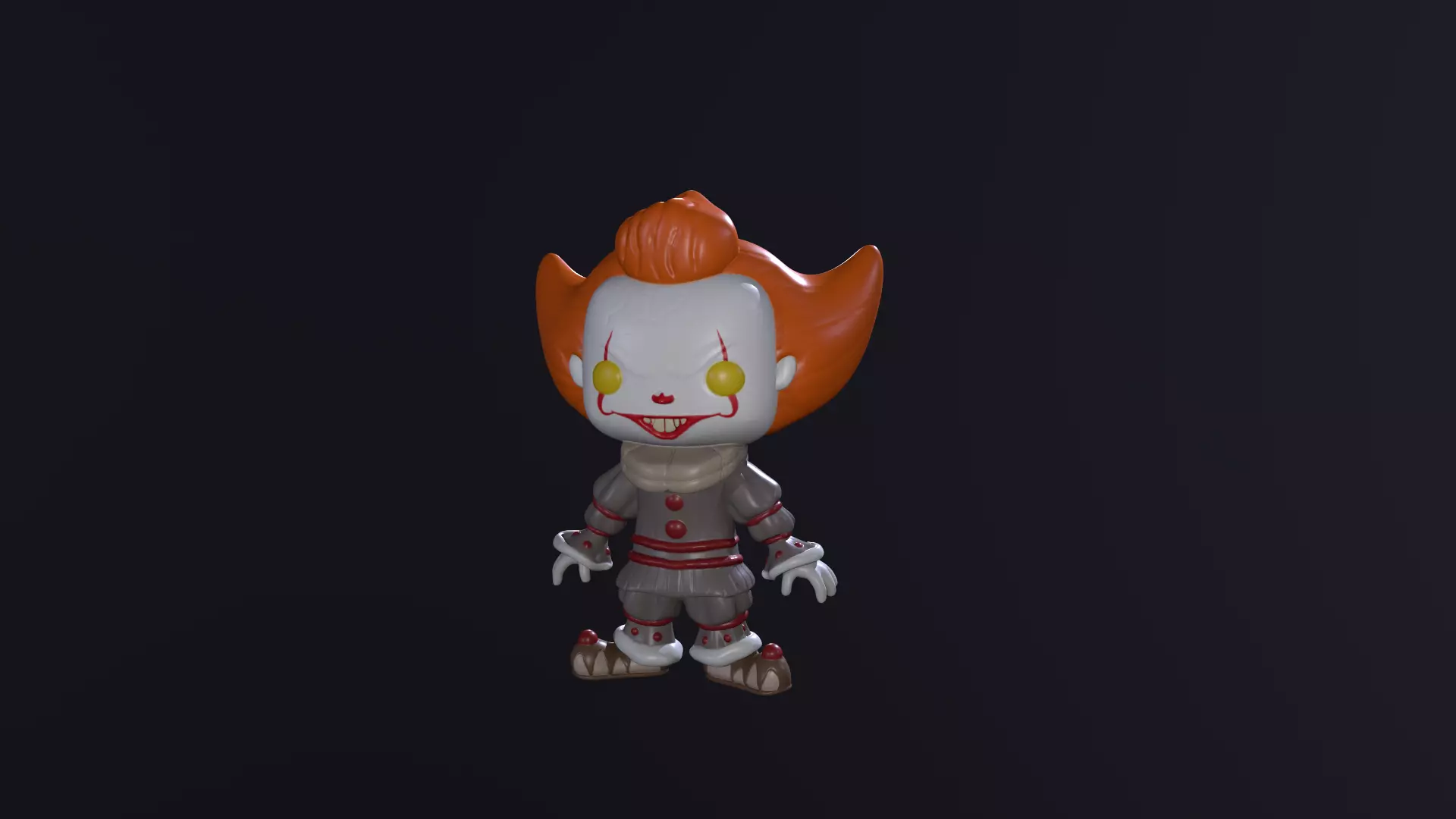 Pennywise clown 3D model_0