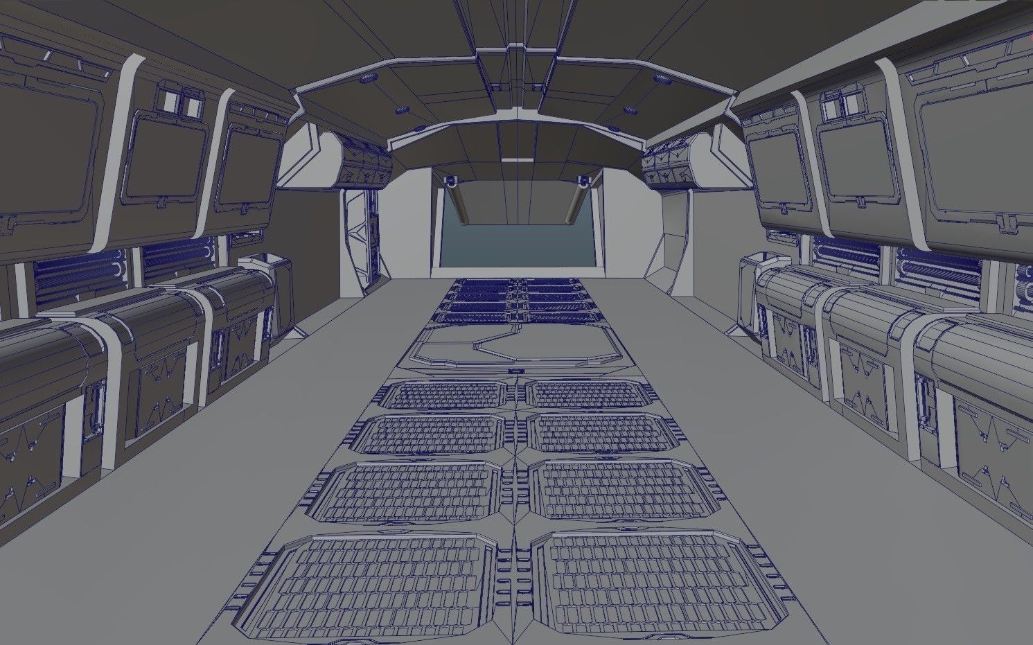 Star Fighter - Rigged-High Resolution Textured - include inside Low-poly 3D model_36