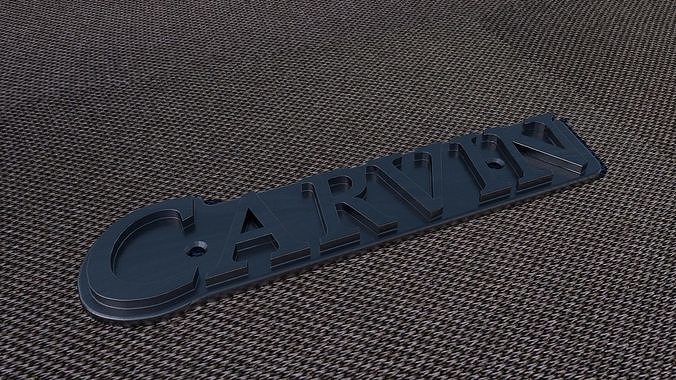 Carvin Steel logo 3D print model