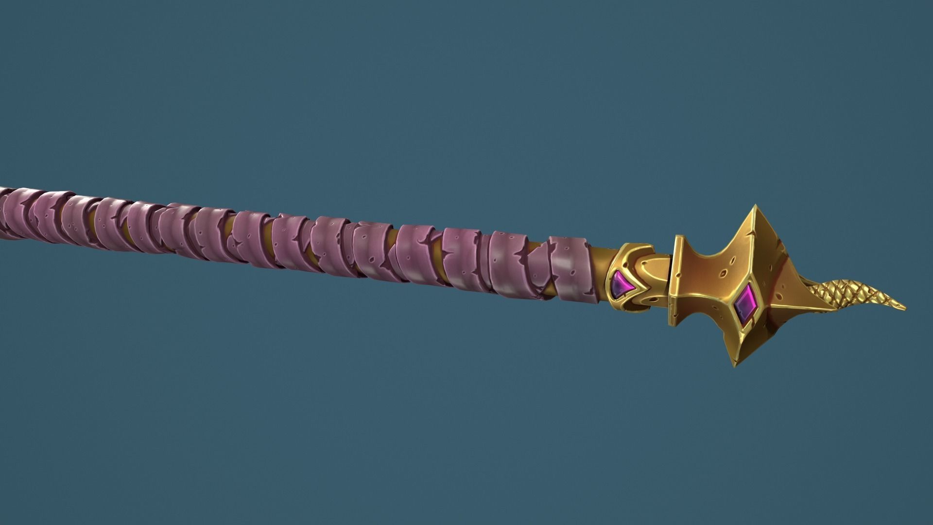 Snake hammer Low-poly 3D model_27