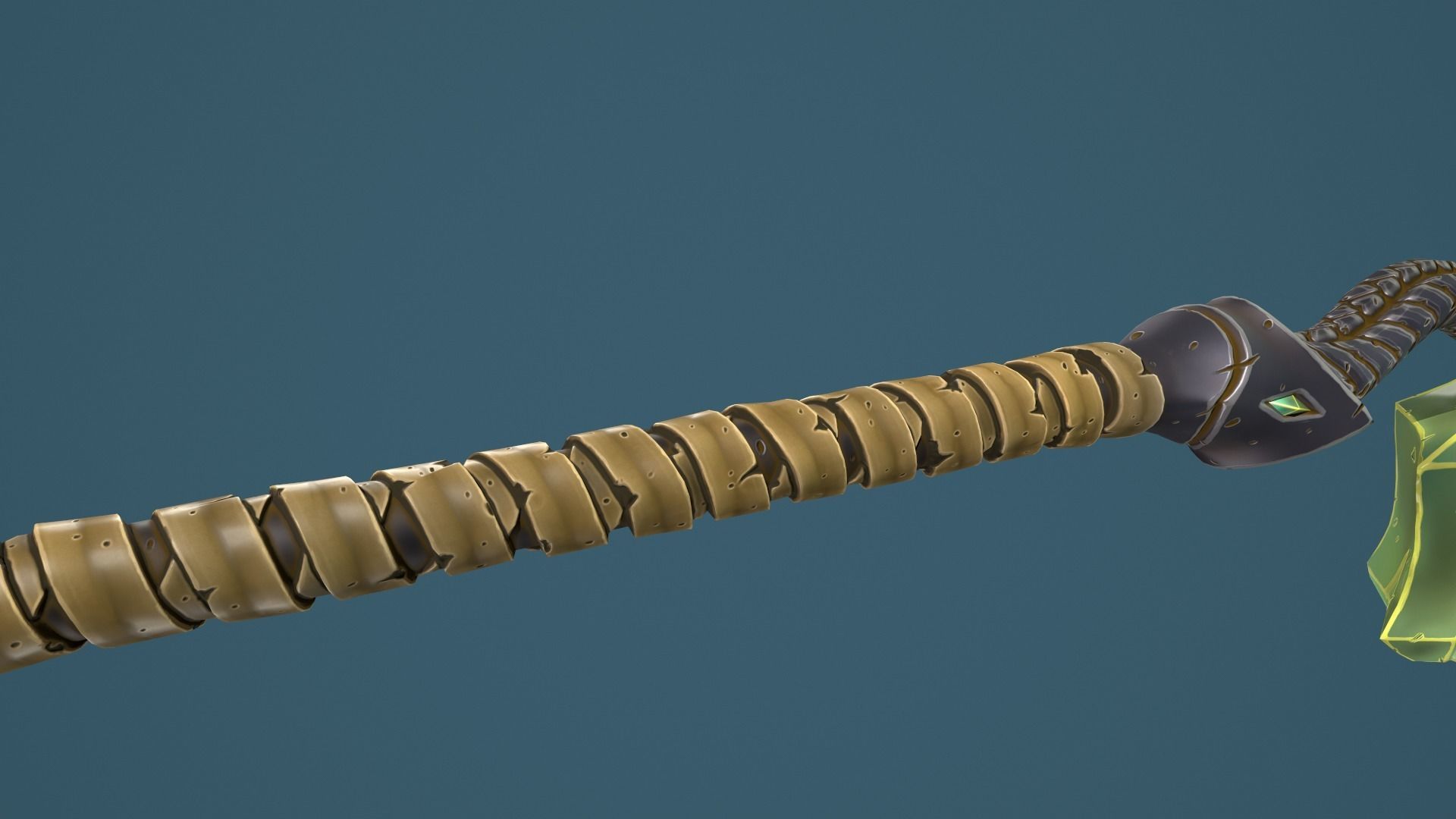 Snake hammer Low-poly 3D model_24
