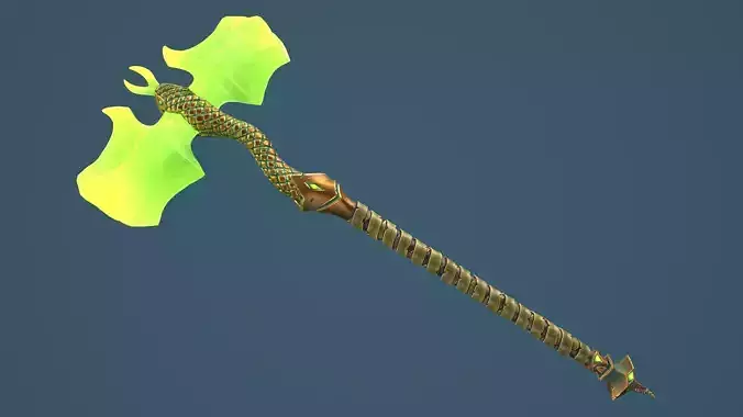 Snake hammer Low-poly 3D model