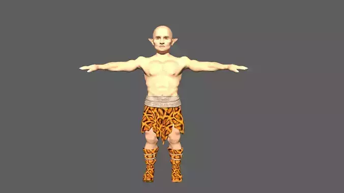 Fedor man in leopard outfit