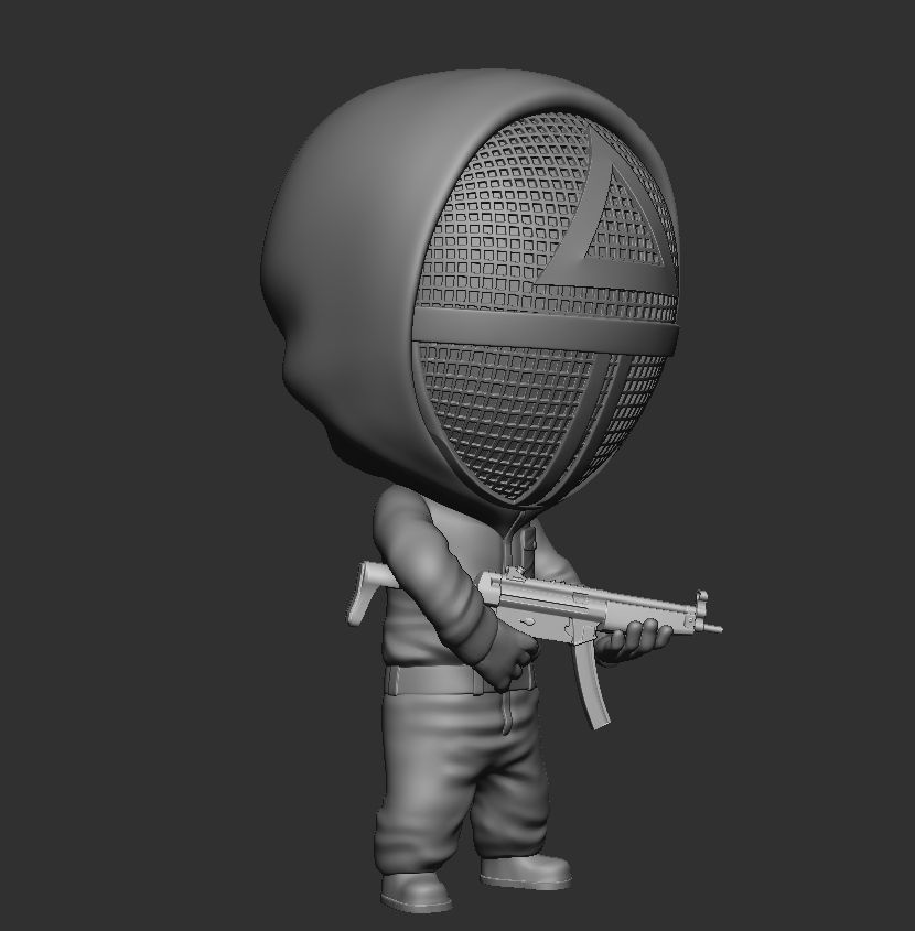Squid Game - Soldiers 3D print model_10