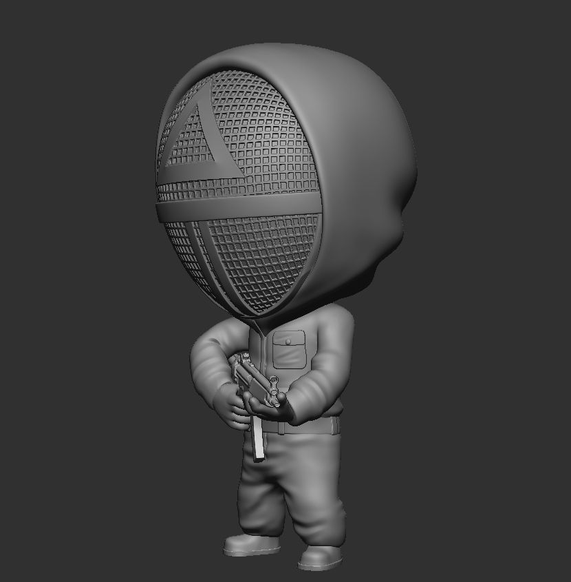 Squid Game - Soldiers 3D print model_11