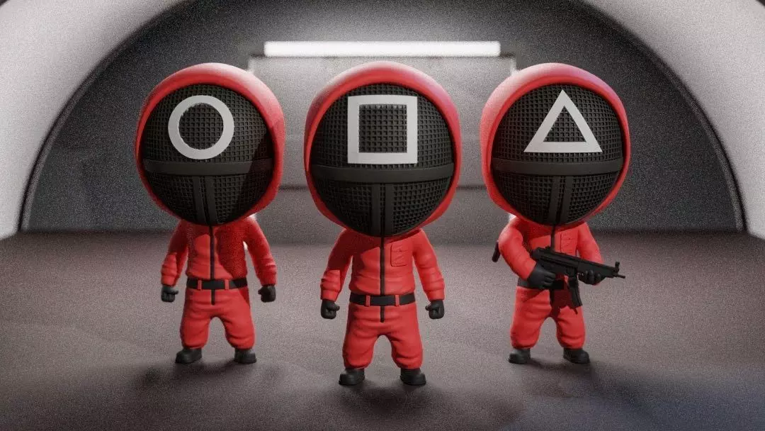 Squid Game - Soldiers 3D print model_0