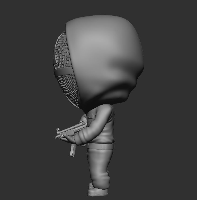Squid Game - Soldiers 3D print model_7