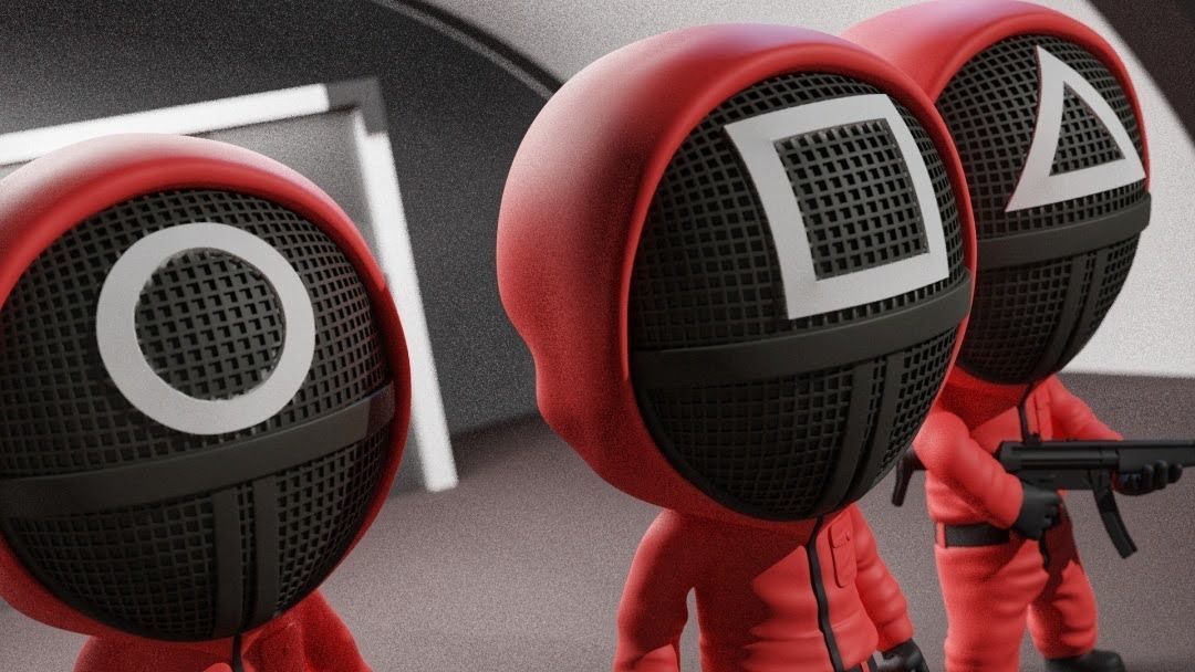 Squid Game - Soldiers 3D print model_1