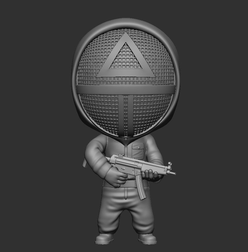 Squid Game - Soldiers 3D print model_6
