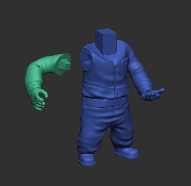 Squid Game - Soldiers 3D print model_14