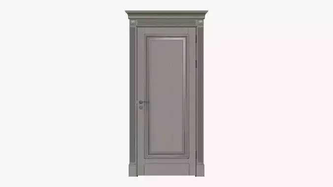 Door classic 04 3D model