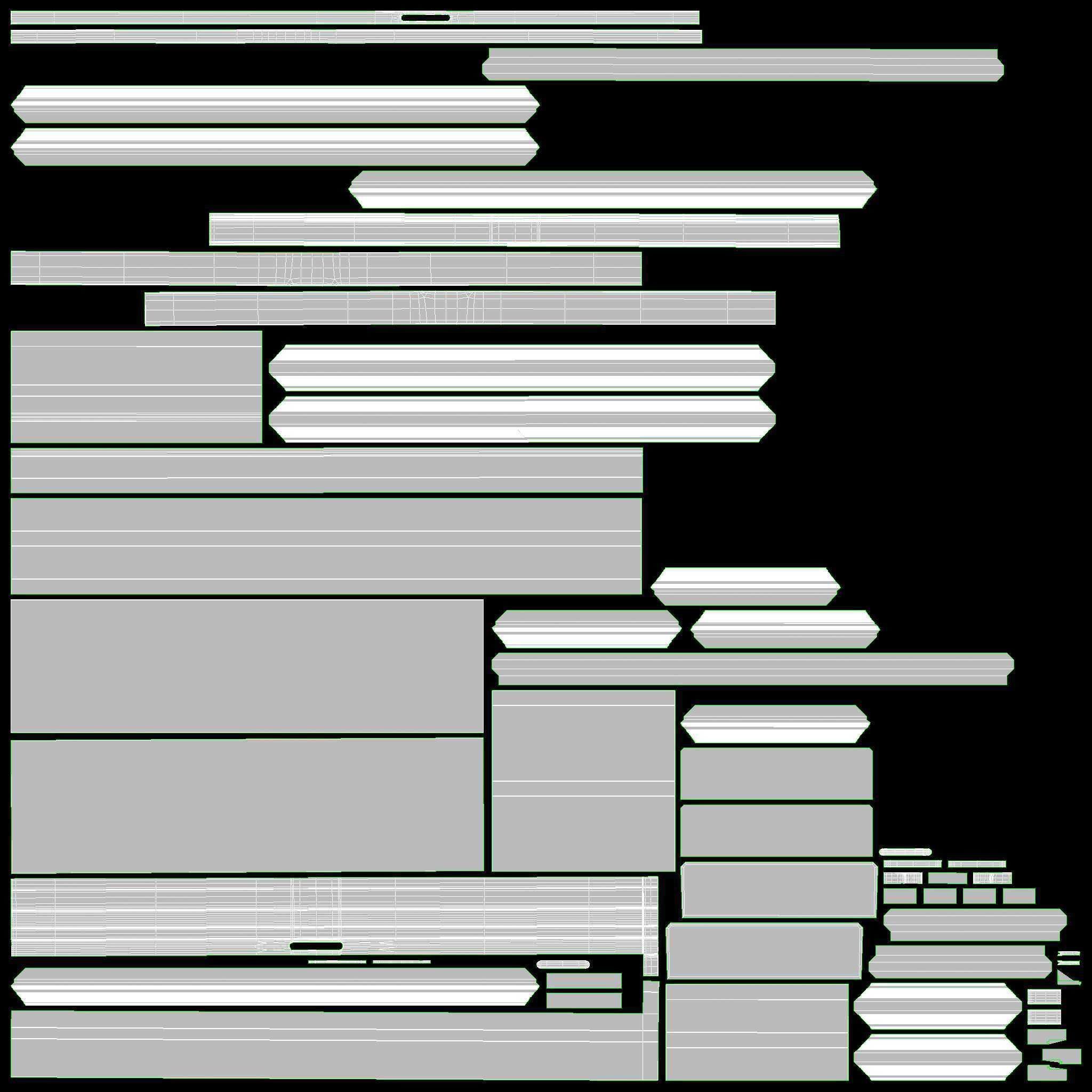 Door classic 04 3D model_12