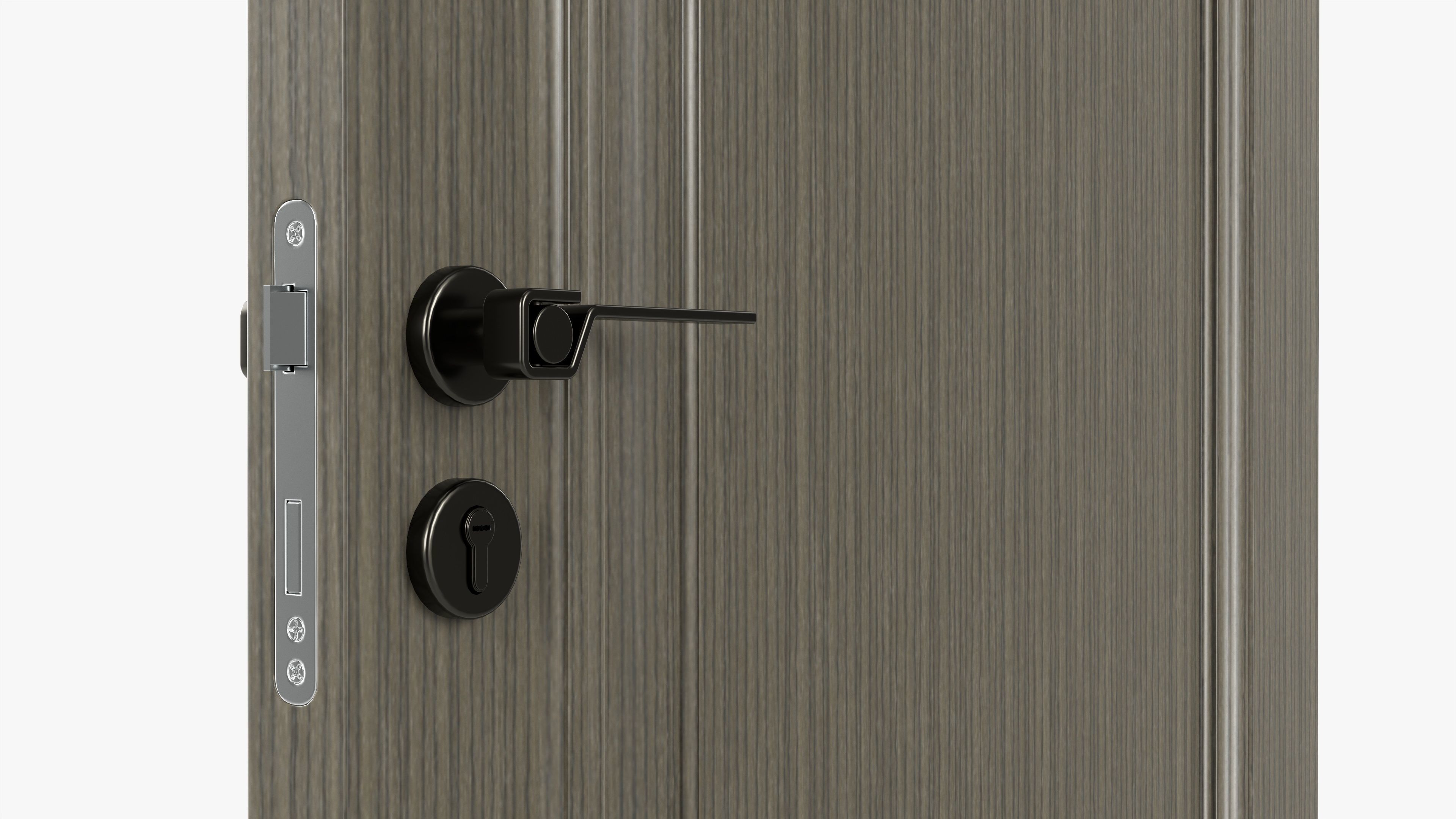 Door classic 04 3D model_5